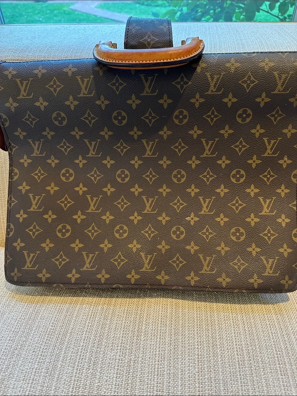 Vintage Louis Vuitton Monogram Canvas Doctor Bag/Briefcase Gold Hardware